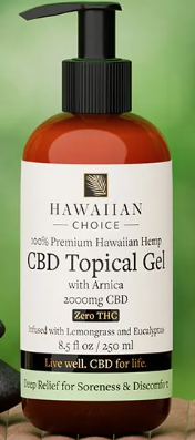 Hawaiian Choice CBD Topical Gel